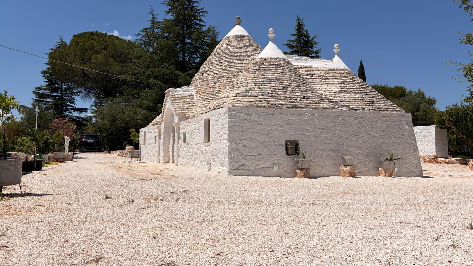 Trulli Comunicanti, Restaurati con Antico Camino, Ulivi Secolari.
